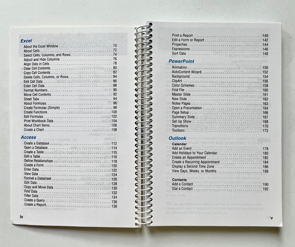 DDC Microsoft Office 97 Visual Reference Basics Learning Manual Rain Reidelbach