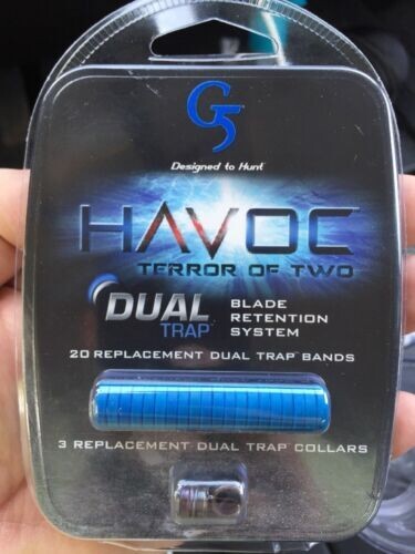 2 packs G5 Outdoors HAVOC Dual Trap Blade Retention Bands