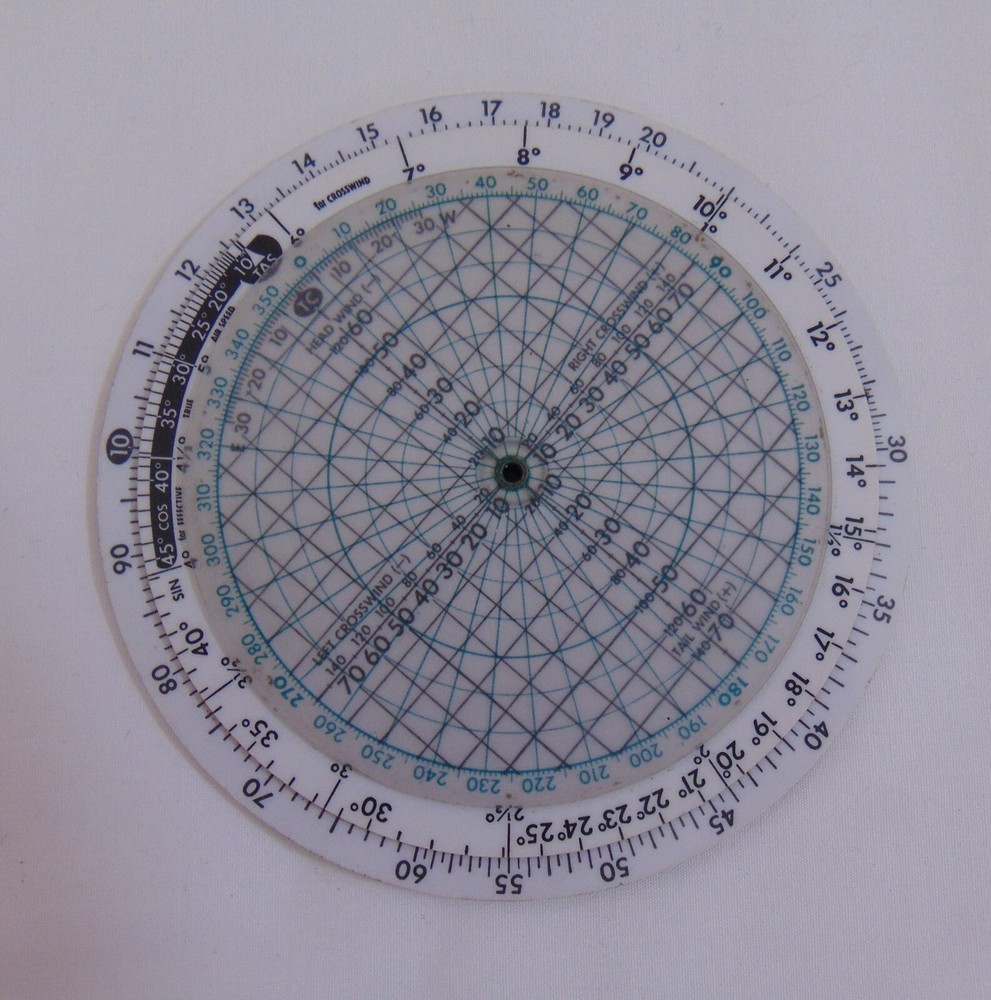 Vintage 1955 Jeppson Flight Aviation Computer CR-2