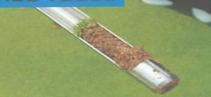 Soil Sampler, Greens Probe Sampler, Hole Cutter Blade Shell - Golf Course Tools