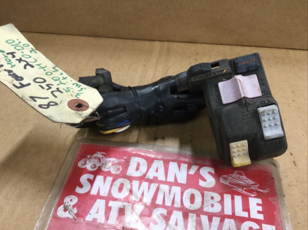 Switch Engine & Light Controls # 35200-HC0-010 Honda 1987 Fourtrax 250