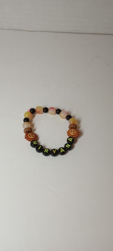 Handmade Bracelet With Nirvana Lettering