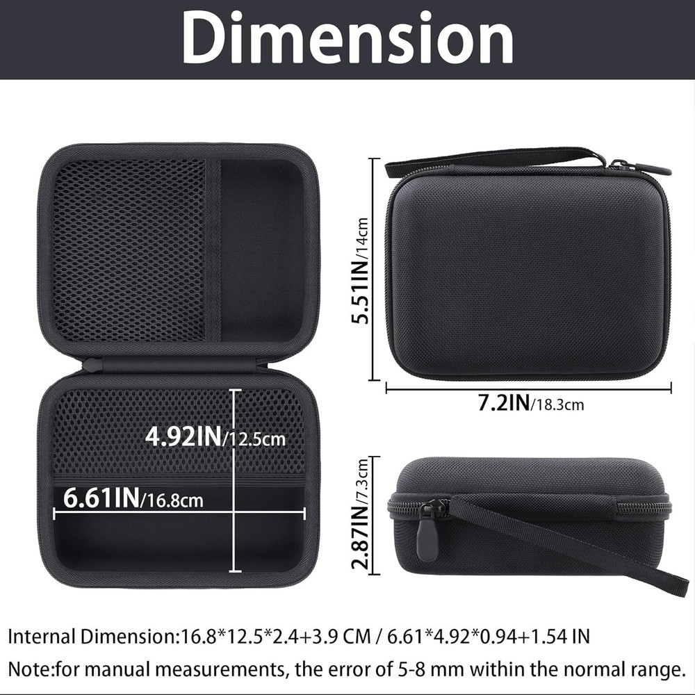Versatile Storage Case for Wolfbox MF100 & MF50 - Organize Your Cleaning Tools
