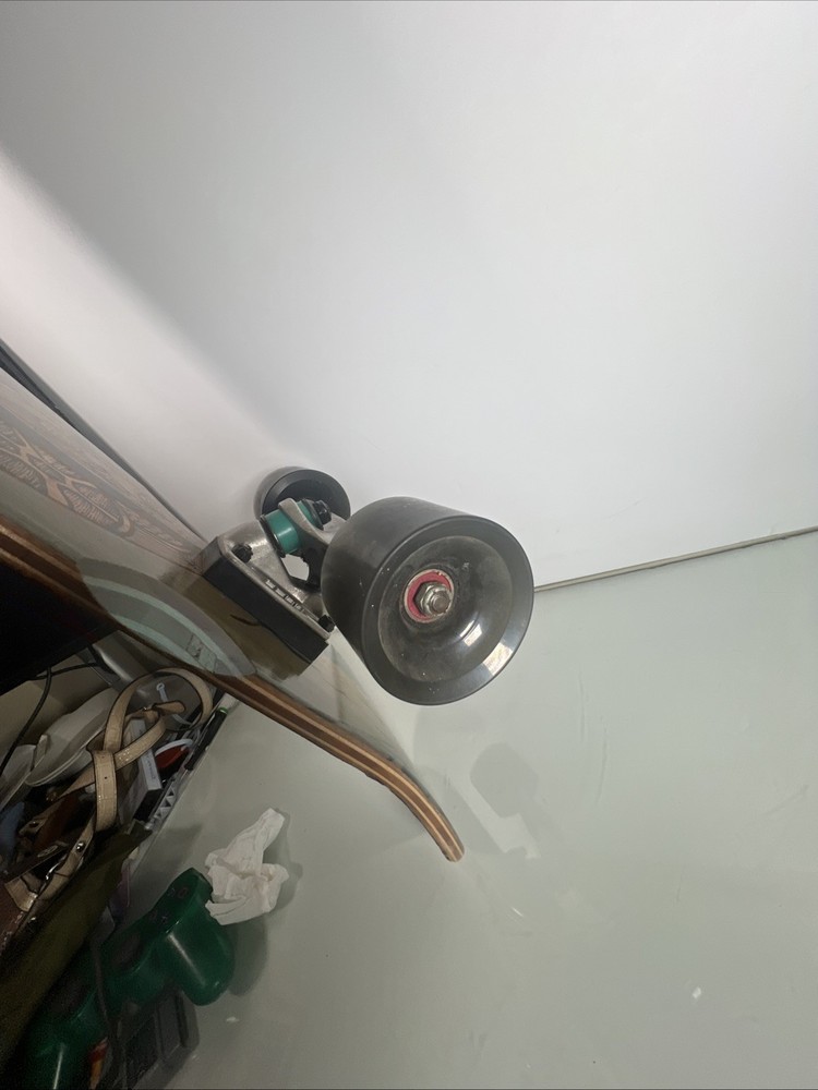 Mirrored Sea Double Kick Longboard (Complete Longboard)