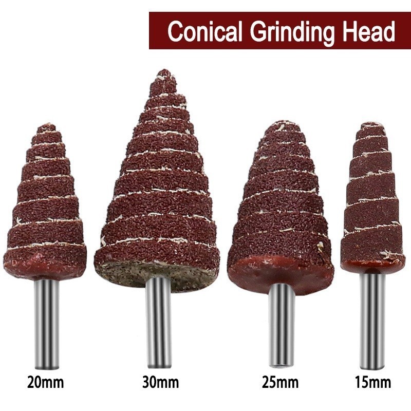 80# Sanding Head Polishing Sanding Tools Tapered Cone Grinding Head 2021
