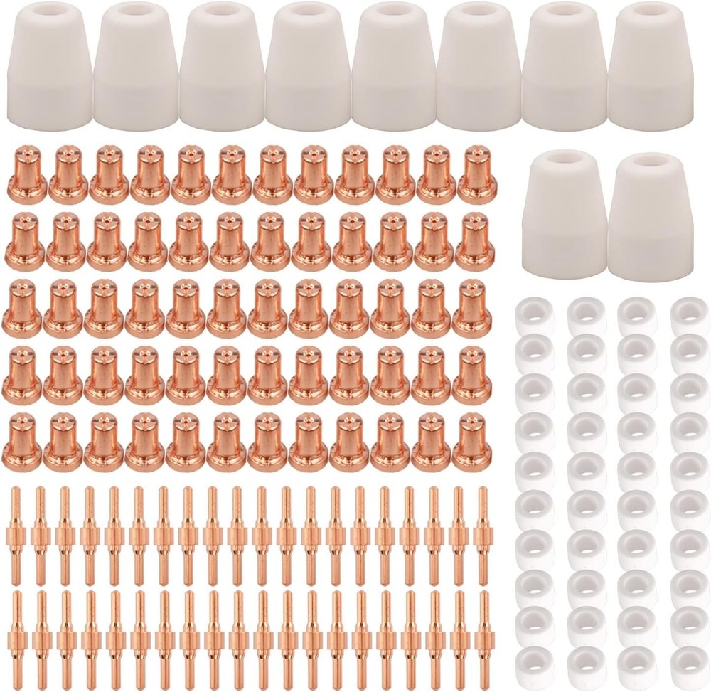 Versatile 150pcs Plasma Nozzle & Electrode Ensemble for CUT-40, WSD-40 Torches