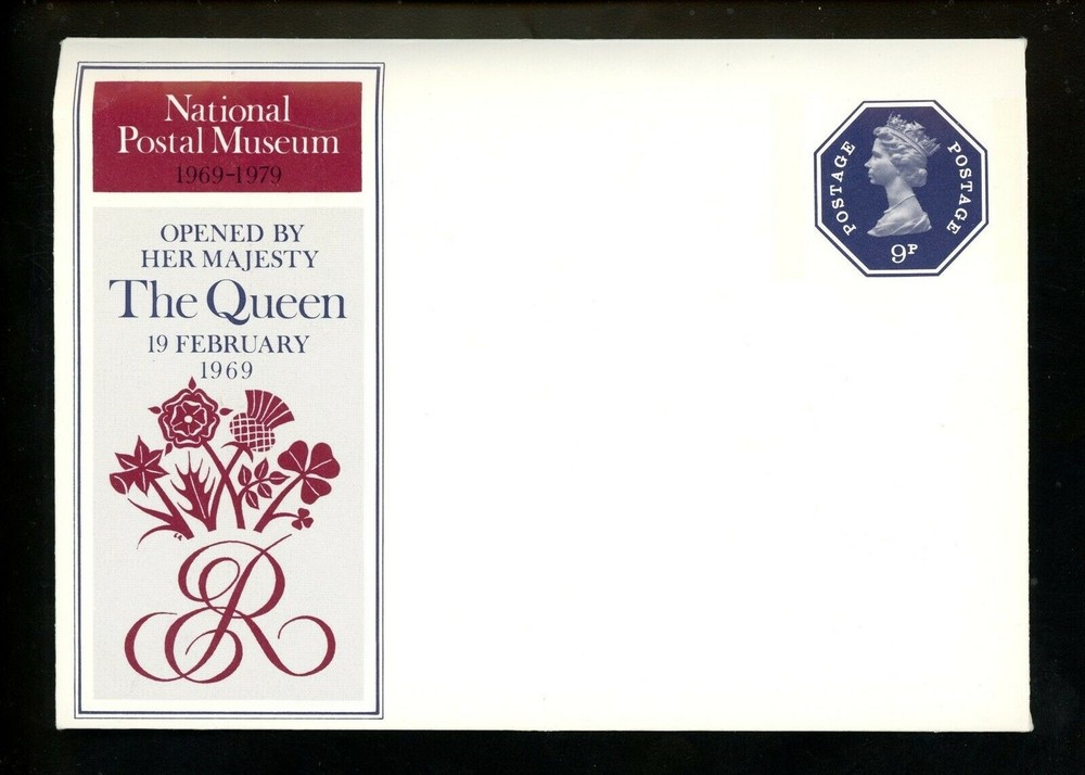 Postal Stationery Great Britain H&G #B postal envelope Post-1975
