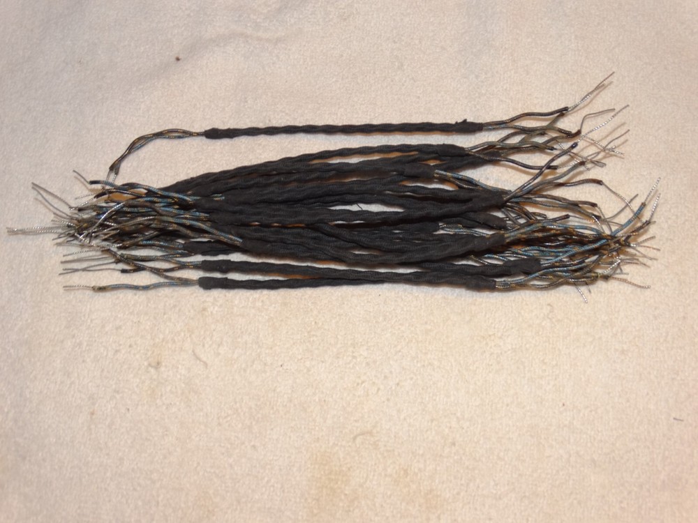 20 pcs 10" Vintage Cloth Solid Core Wire *Tube - Amplifier*(2 Available)