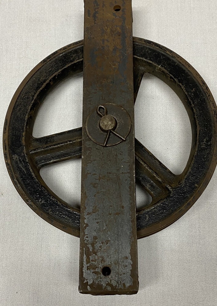 Vintage Chain Rope Pulley Heavy Duty
