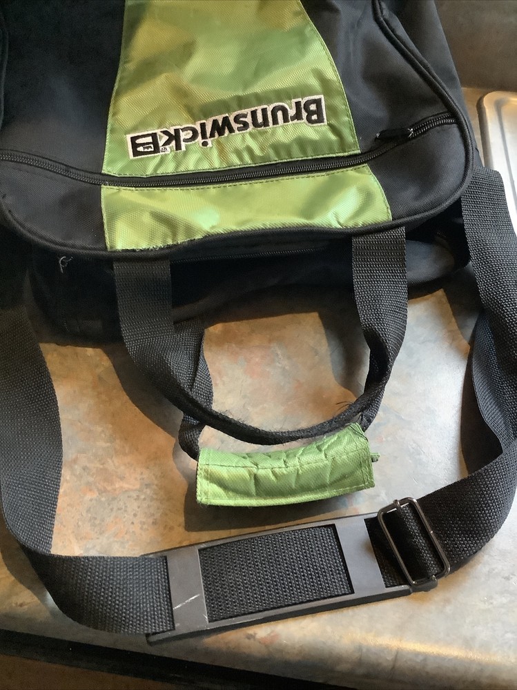 Brunswick Bowling Black and Green Bag
