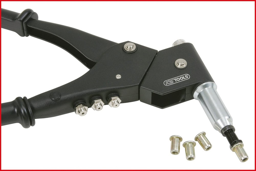 150.9610 universal hand riveter set, 10 pieces