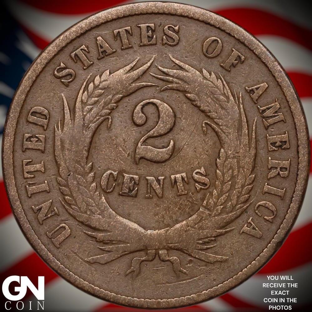 1869 2 Cent Piece B2351