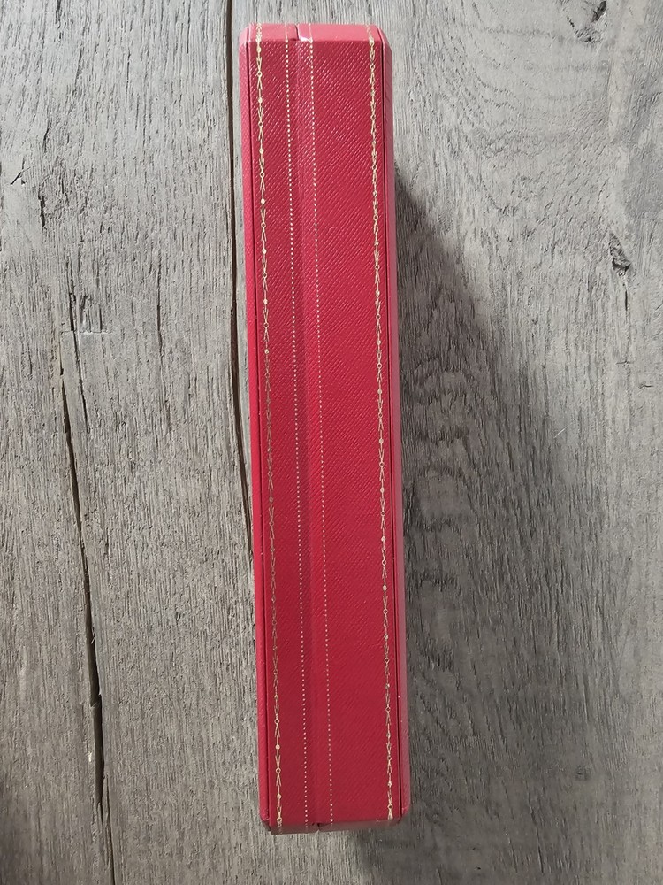 Cartier Empty Red Leather Bracelet Box