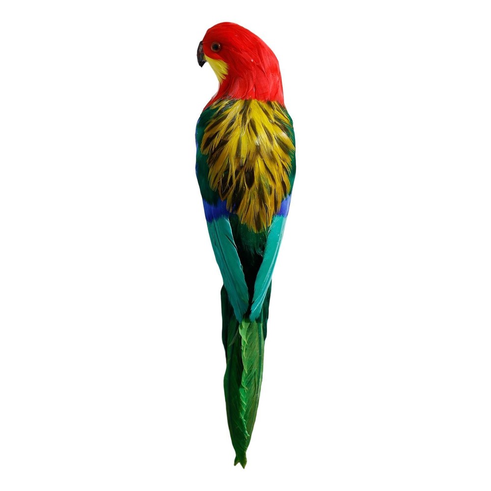 Artificial Parrot Figurines Feather Parrot Macaw Large Simulation Parrot Statue