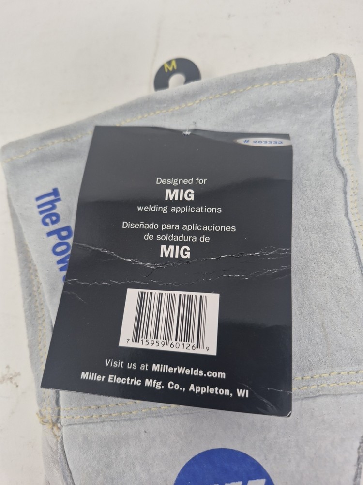 Miller Genuine MIG-Gloves - 1 pair- Medium size- new
