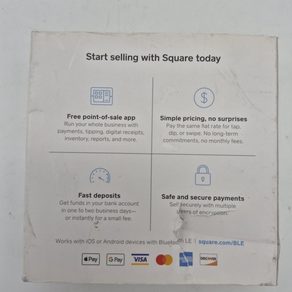 Square Reader For Contactless + Chip (A-SKU-0485) w/Magstripe Reader