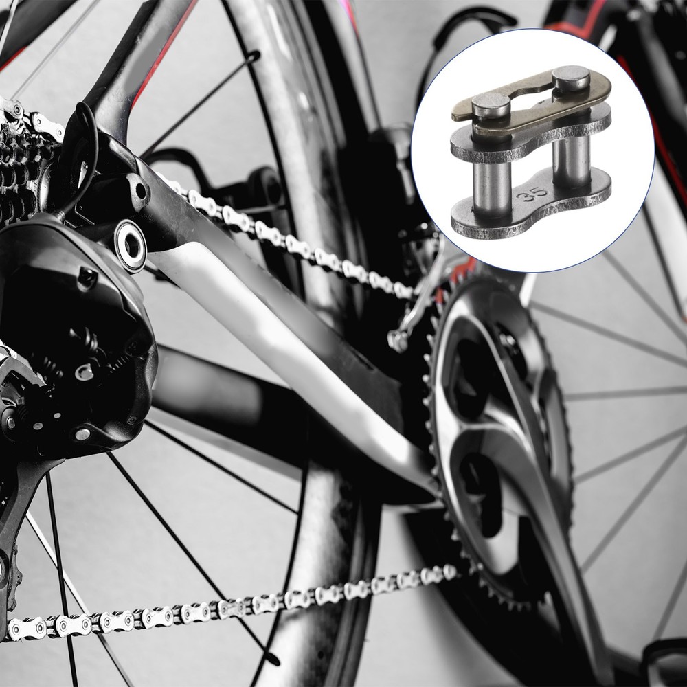 30Pcs #35 Roller Chain Connecting Links 13mm Pitch Chain Master Links