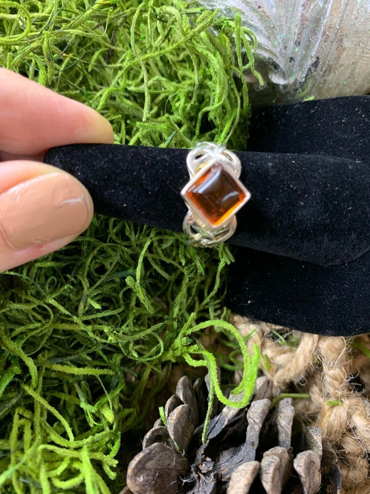 Baltic Amber Woman's Ring ( 7- 9 Sizes)