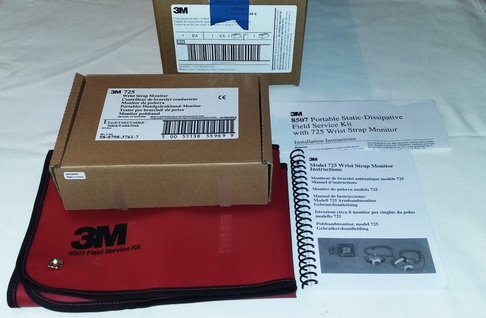 3M Portable Static Dissipative Field Servic Kit, 8507S.