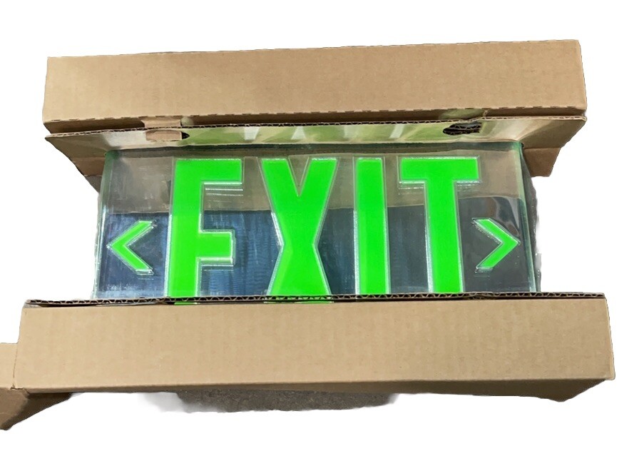 🔥(AN)  Lithonia LRP 2 GMR LRA 120/277 PNL LED Edge-Lit Emergency Exit