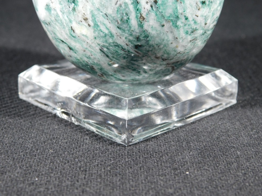 Egg Ball Sphere Display Stand Clear Lucite Medium Size