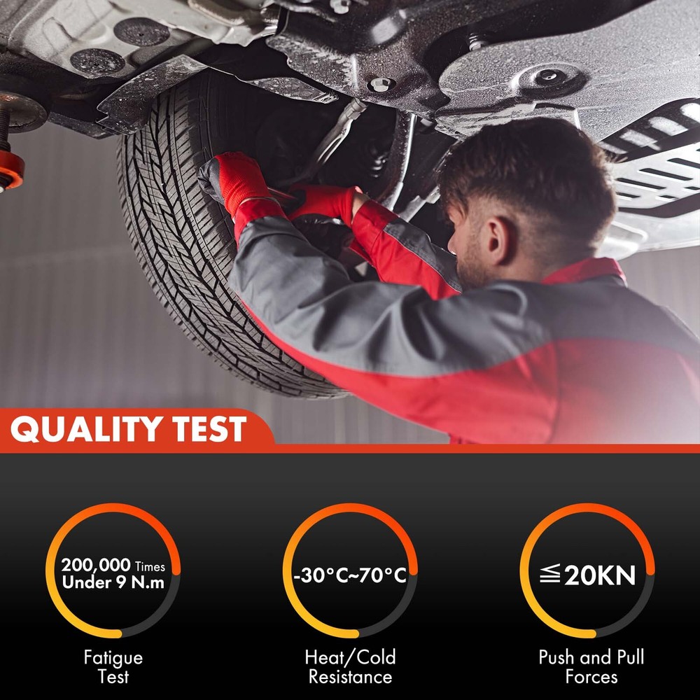 2Pcs Front Outer Side Tie Rod End for Hyundai Genesis 2009-2015 Equus 2011-2014