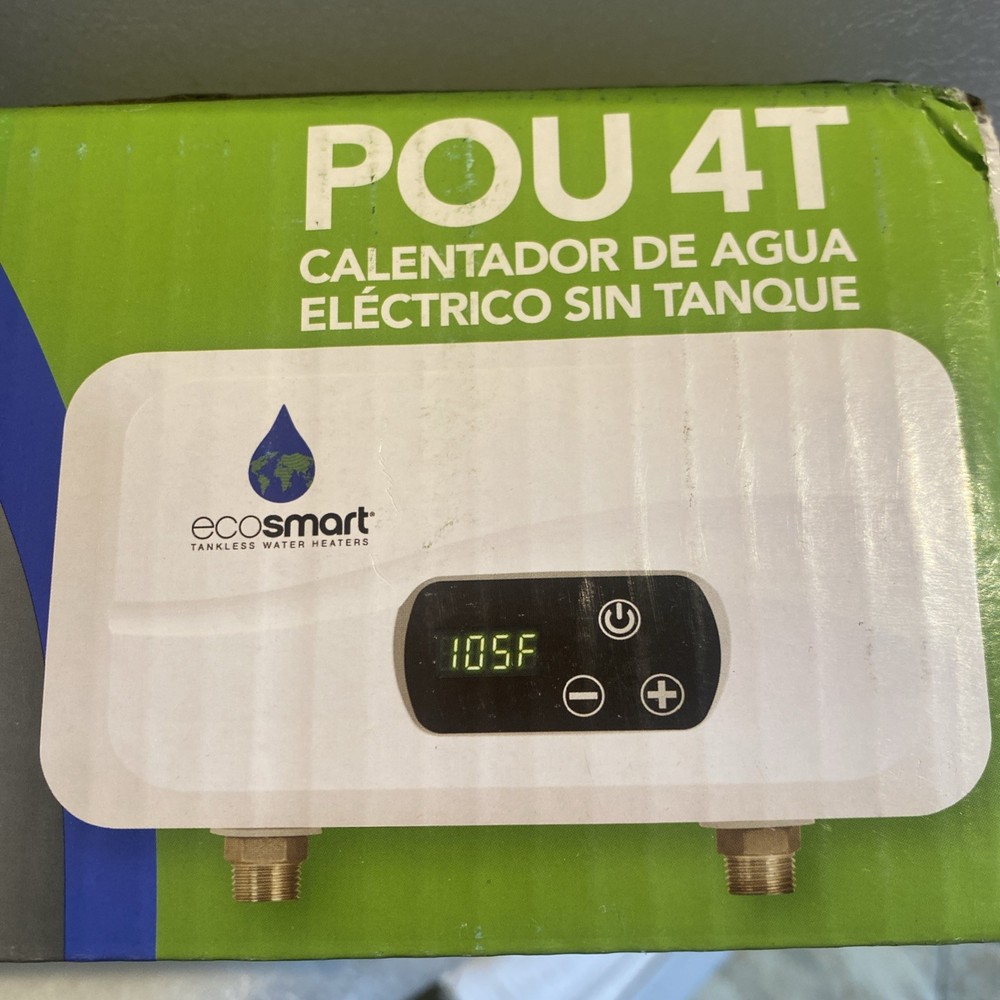 EcoSMART 120V 3.5kW Point-of-Use Tankless Electric Water Heater POU-4T EcoSMART