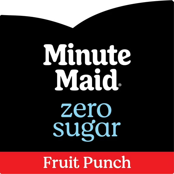 Minute Maid Zero Sugar Fruit Punch Juice Drink Bottle, 52 fl oz(2 Pack)