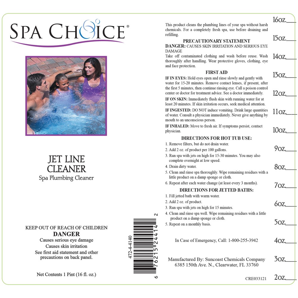 Spa Choice Jet Line Cleaner - 2 Pints