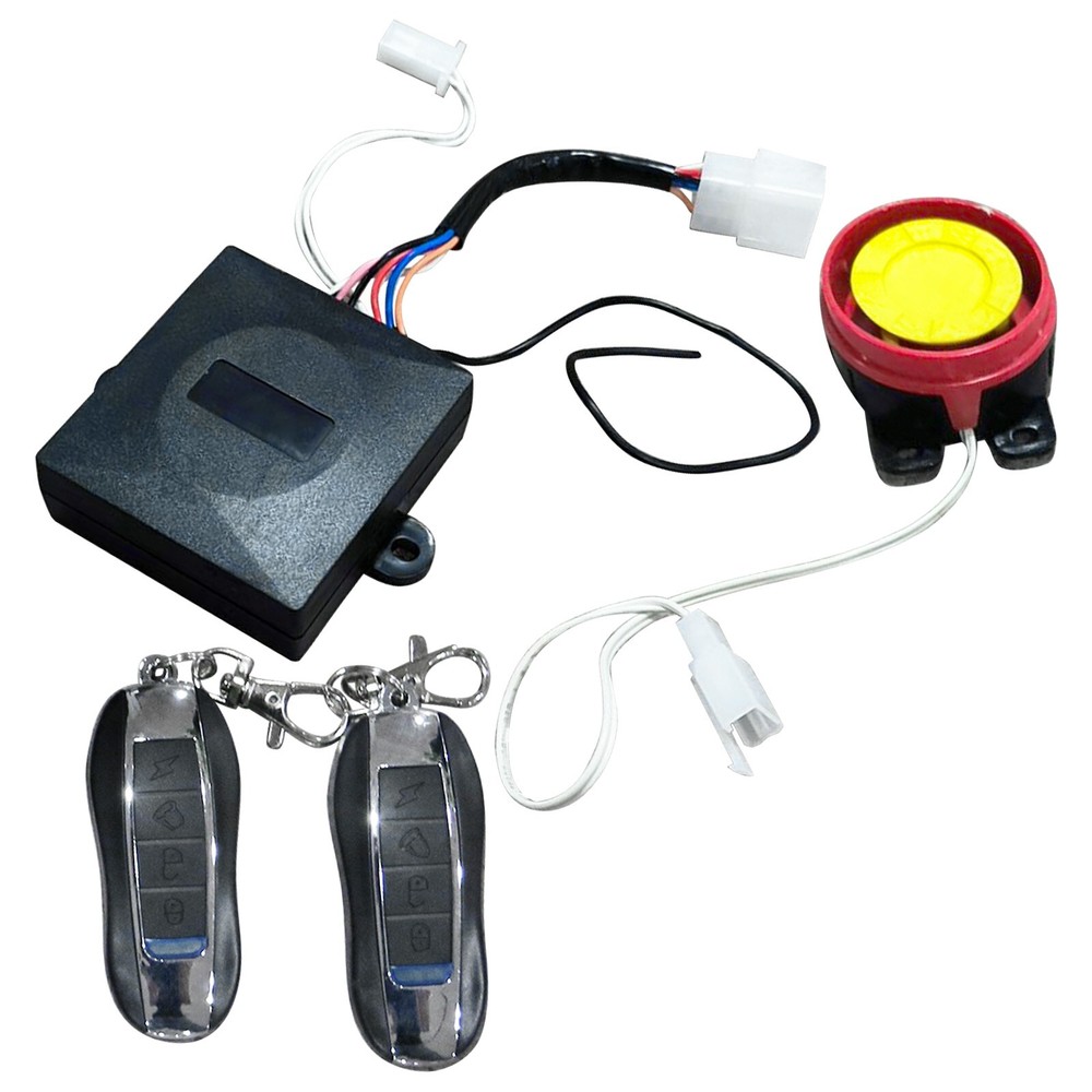 Anti-Theft Start Security Alarm System 2 Remote Control 12V Motorcycle ATV Quad