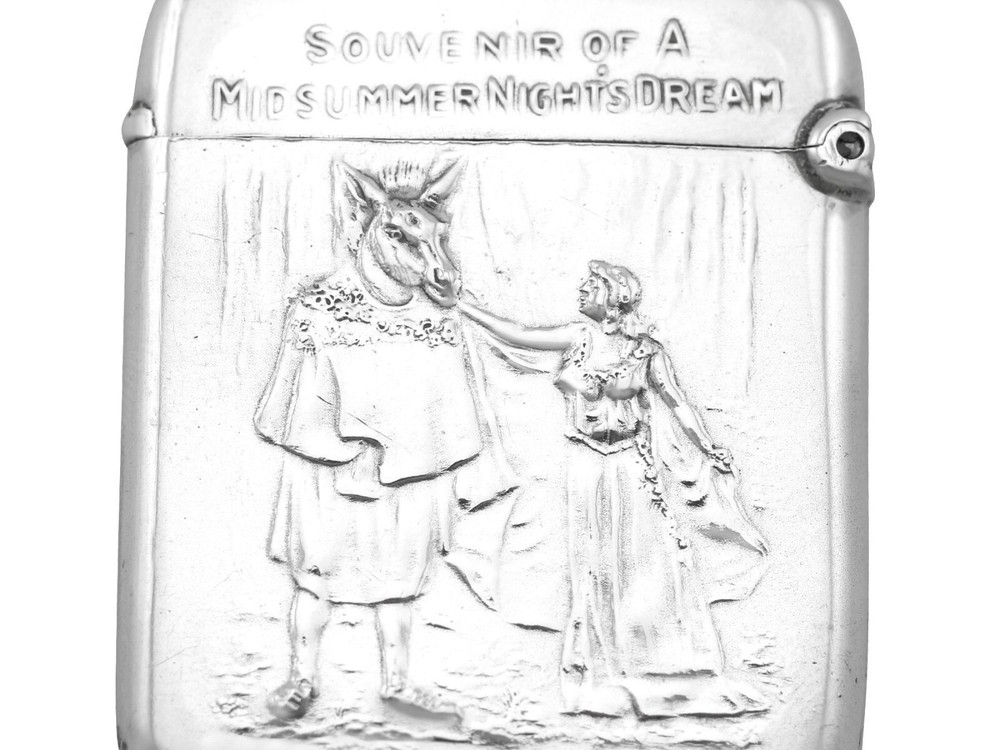 Antique Edwardian Sterling Silver Vesta Case (1905)