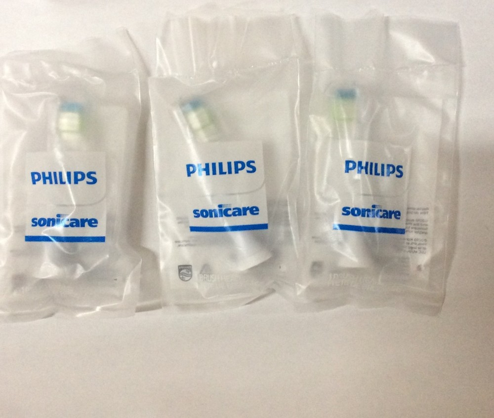 Philips Sonicare Replacement Toothbrush Heads, 3 Pack, White