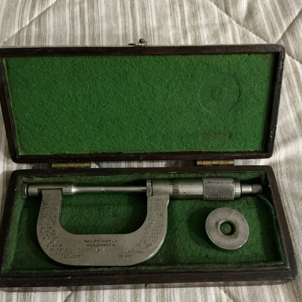 This Is A VTG L.S. Starrett Co. No. 2 Micrometer