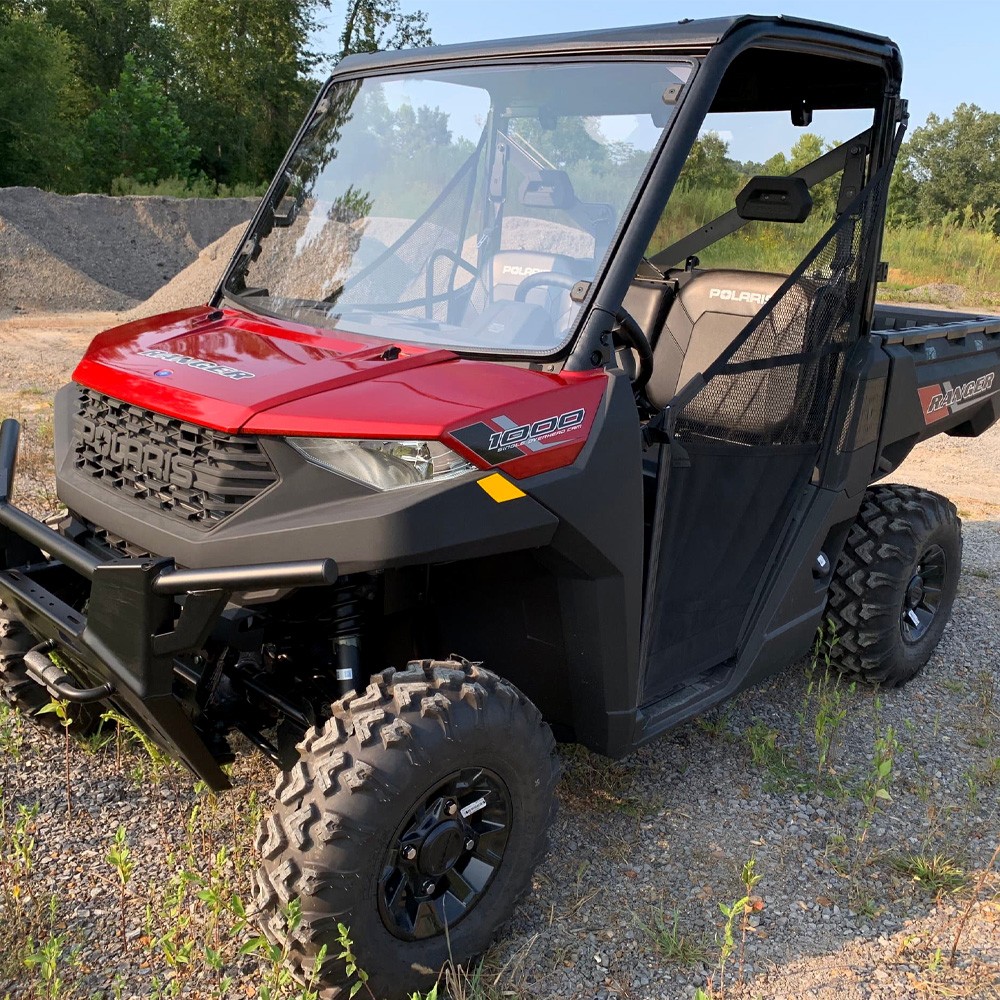 Front Full Windshield PC For Polaris RANGER XP 1000 2017-2025 / XP 900 2013-2019