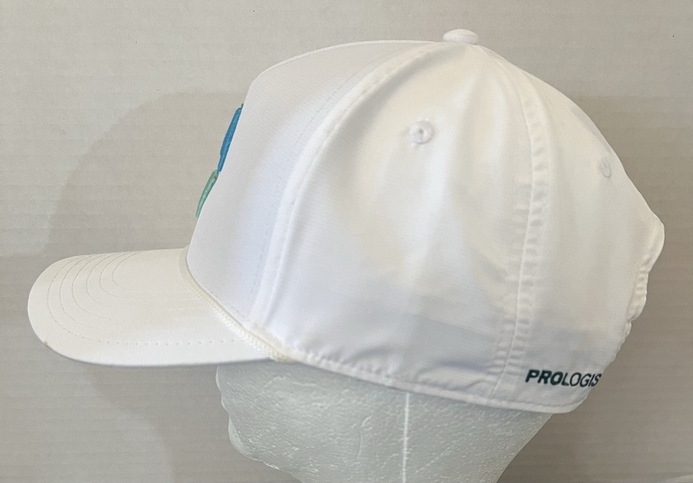 Prologis Golf Hat SnapBack White Logo Braid Embroidered