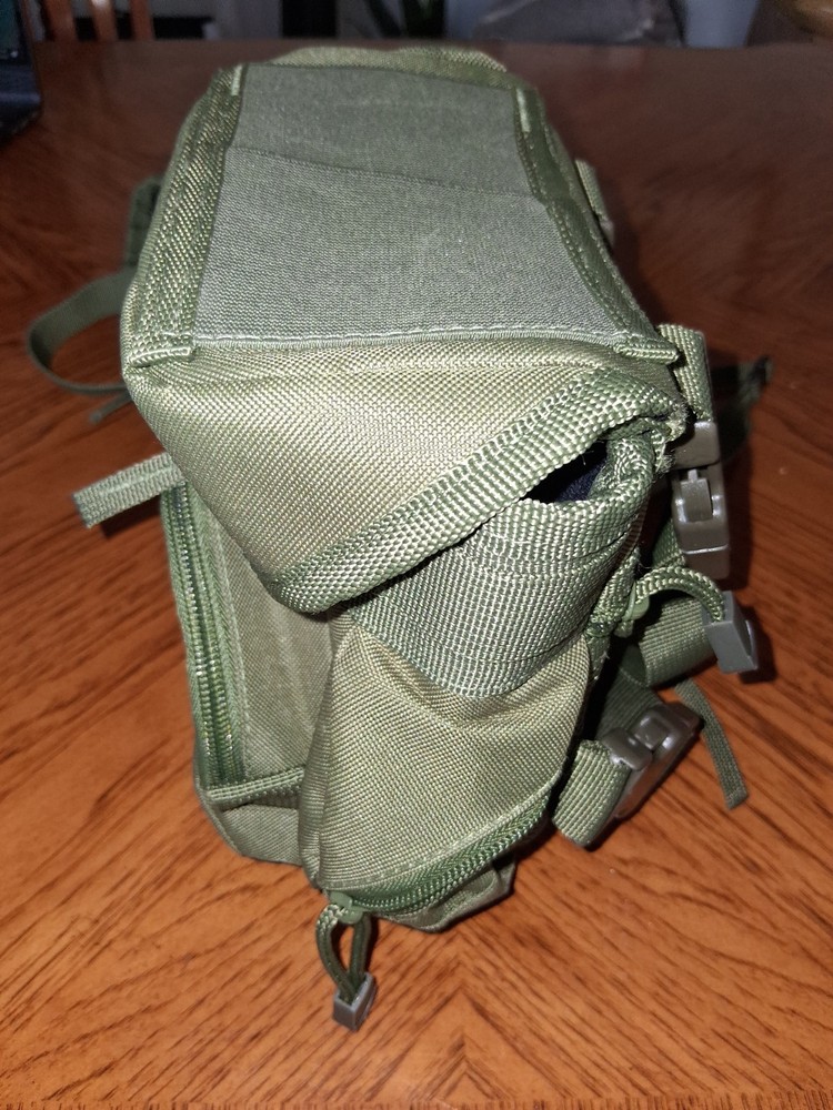 Boundless Performance Binocular Harness Chest Pack Listers Birding Bag Green