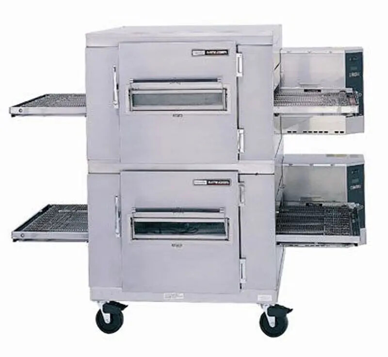 Lincoln 1400-FB2E 78" Double Stack Electric FastBake Conveyor Oven Package