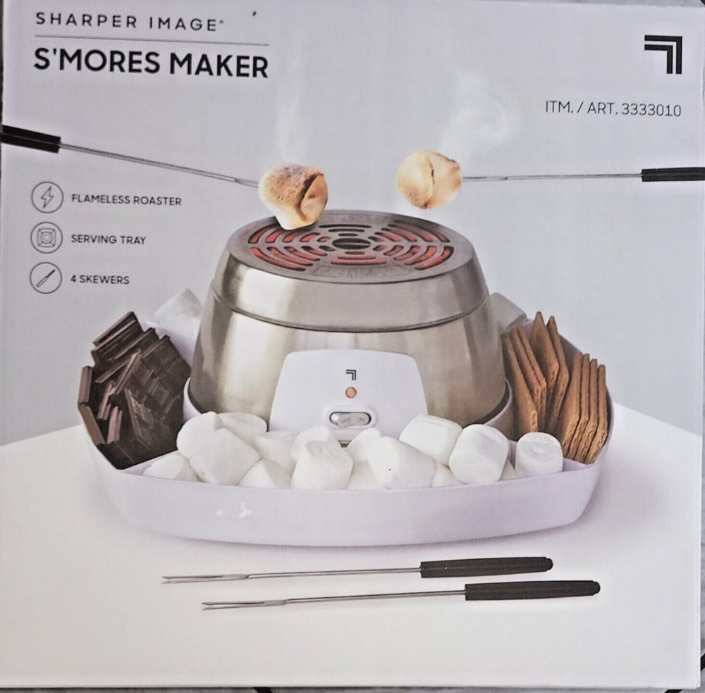 Sharper Image Electric Tabletop S'Mores Maker - Gray