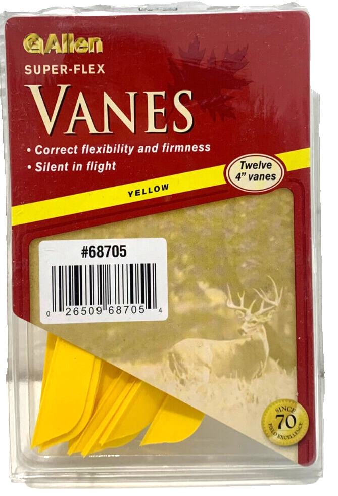 Allen 2" Archery Arrow Vanes Super Flex New