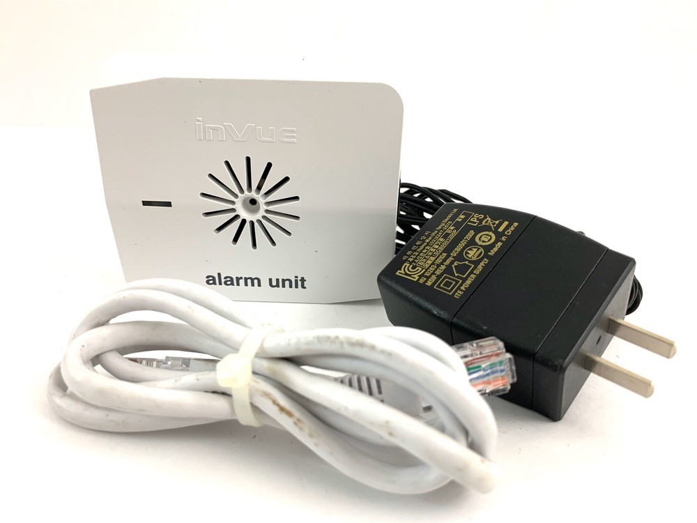 InVue Alarm Unit - White DNGU02W 5v Working / Used -