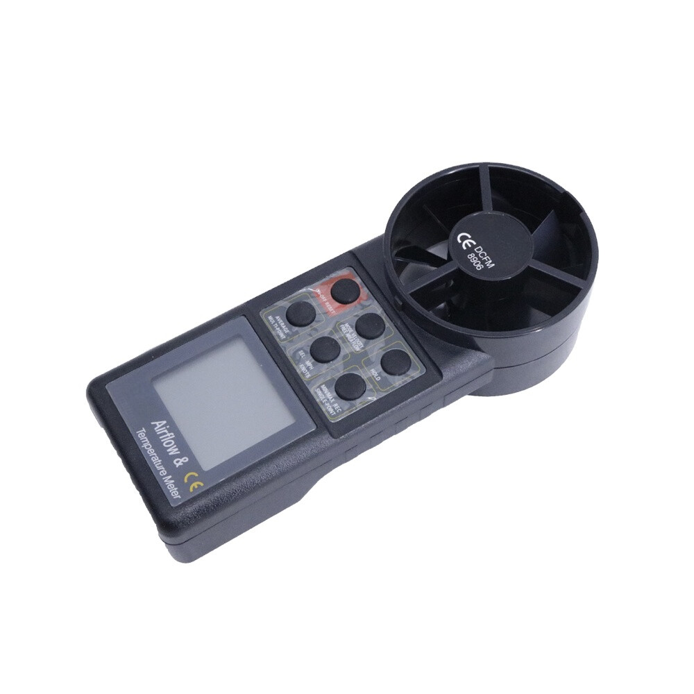 AZ8906 Digital Anemometer Multifunctional Air Flow Tester Temperature Meter