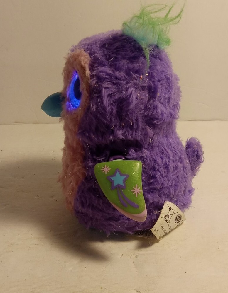 Spin Master Hatchimals Penguala 5" Soft Interactive Purple/Pink Plush Bird.