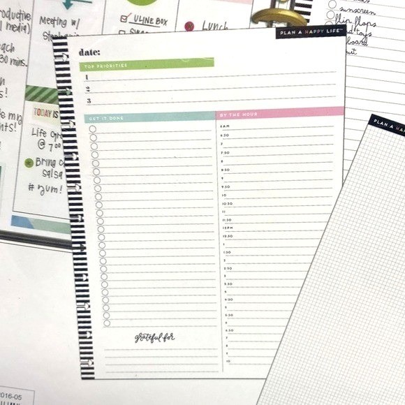 Happy Planner Fill Pages