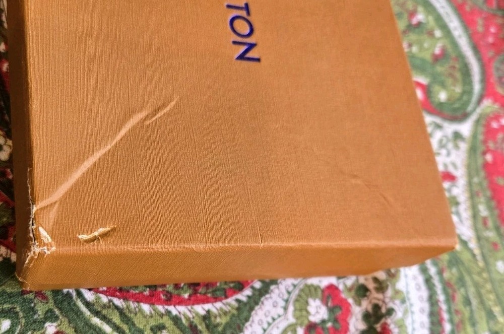 Louis Vuitton Orange Box 10"x6"x2" Empty Box With Damage