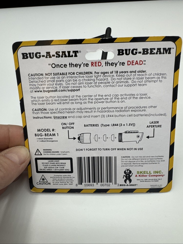 Bug-A-Salt Bug-Beam Adapter Kit With Batteries