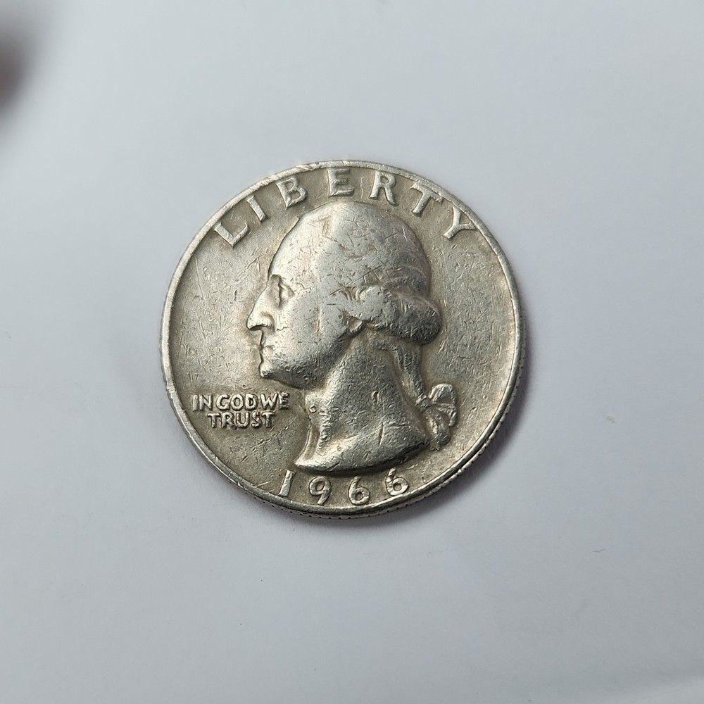 Rare ! 1966 Washington Quarter with No Mint Mark