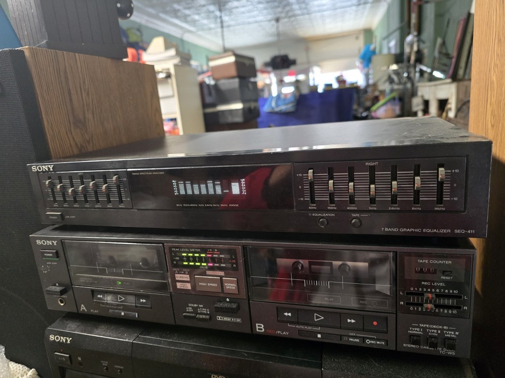 Sony SEQ-411 7 Band Stereo Graphic Equalizer - Tested & Working