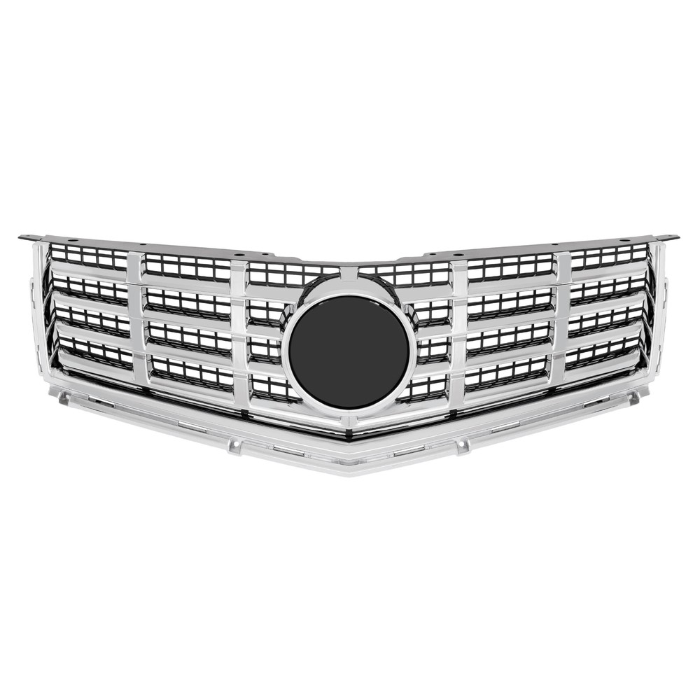 For Cadillac SRX 2013-2016 Front Bumper Upper Grille Chrome Trim Mesh Style