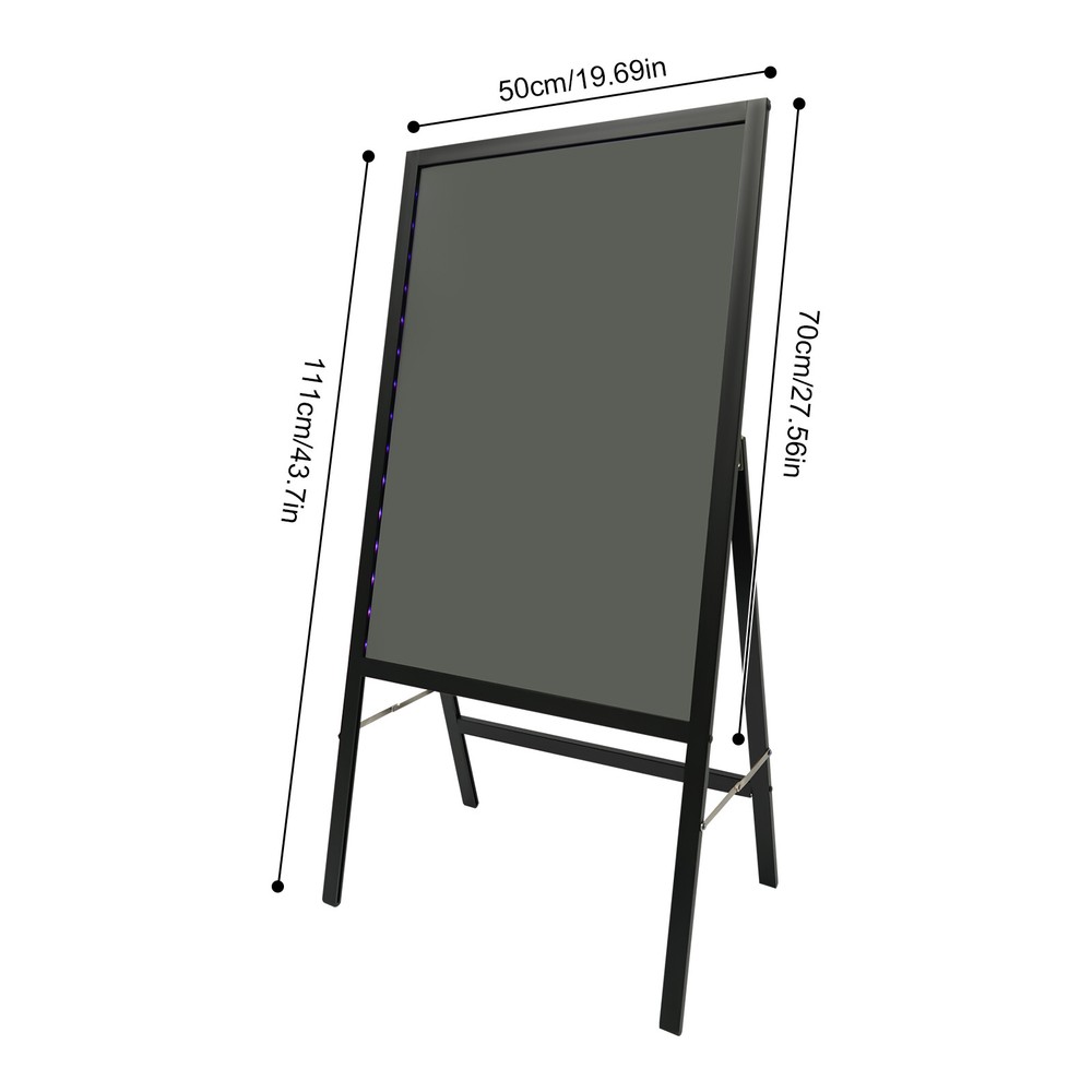LED Message Writing Board Standing Menu Sign Board LED Message Board 50*70cm
