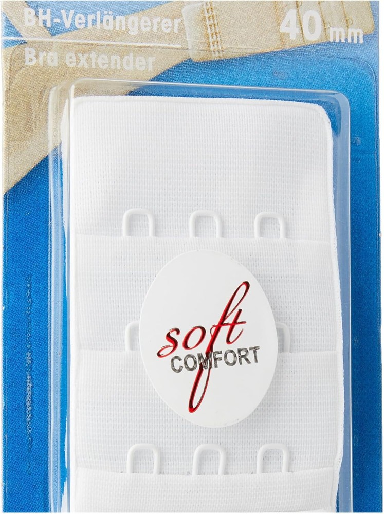 Bra Extender Extension 4 Cm 3 Hooks White Prym 992145